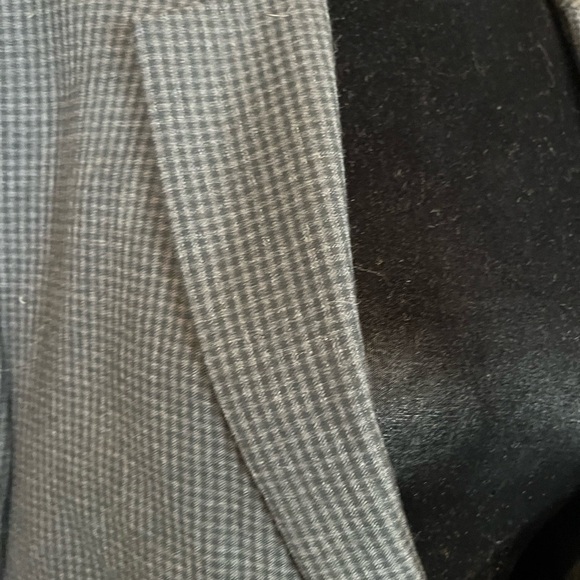 Pronto Uomo Platinum Men's 100% Wool 2 Button Black Gray Check Jacket 44 Short - Picture 2 of 11